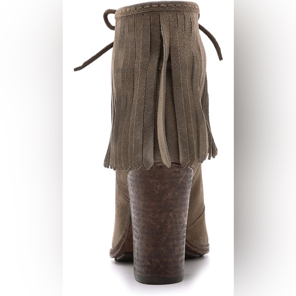 Frye Parker Fringe Leather Suede Boot - Picture 5 of 9